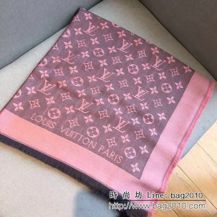 路易威登LV最經典款Louis Vuitton 暗紋提花圍巾 LLWJ6112